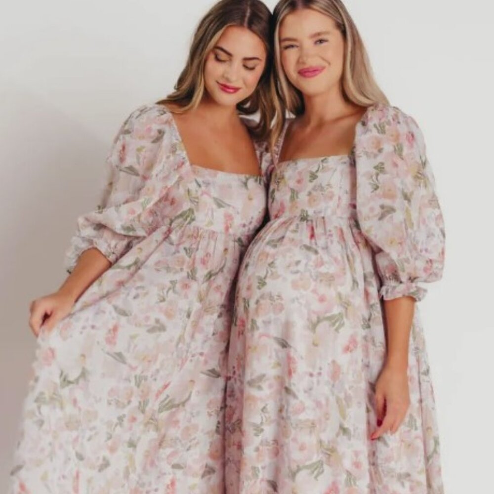 Mona Maxi Dress in August Floral